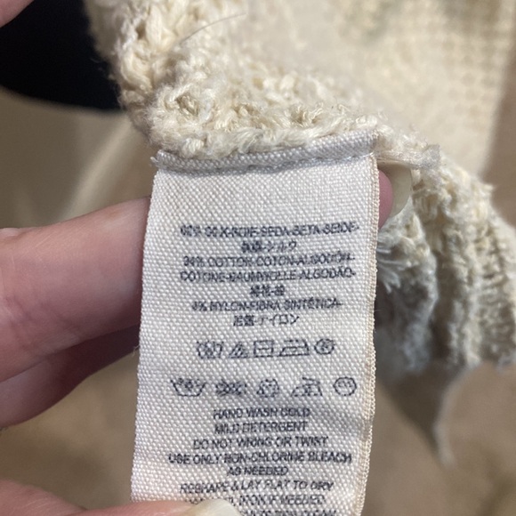 Free People I’ll Be Around Cardigan in Off White - Picture 9 of 9